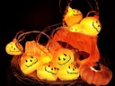 Halloween LED Slinger Pompoentjes 4.5*5cm  Lichtketting 2 Meter 10 Lampjes