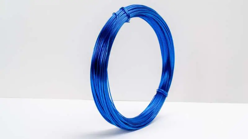 Aluminiumdraad 111 Blauw 1 mm rol 60 meter