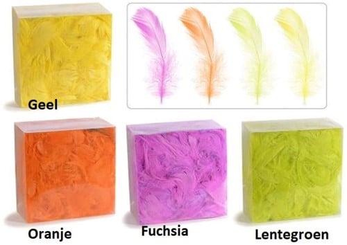 Veren Echte veertjes LenteGroen 20 gram