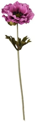 Anemoon Plum Zijdenbloem 37 cm per stuk