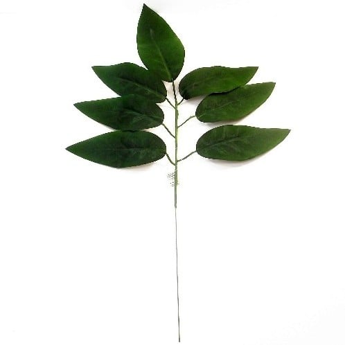 Zijdebladeren Boeketvuller Flocked Leaf 50 cm per stuk