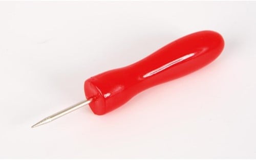 [A-016109] Prikpen leer patroon uitprikken pompoen per stuk