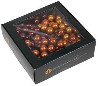[A-027183] Balletjes op draad Zwarte Truffel 2 cm doos 144 stuks