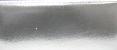 [A-010760] Bedrukt lint Wit met Metallic Zilveren opdruk 45 mm 50 cm