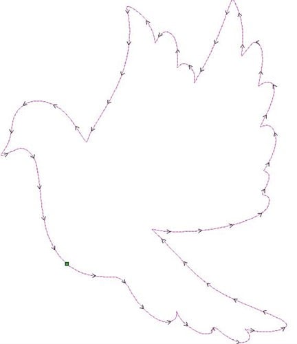 [A-022082] Duif steekschuimvorm oase voor verse bloemen