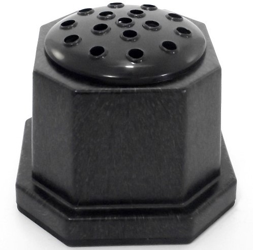 [A-016033] Grafvaas Zwart Grave Vase Black zonder print per stuk