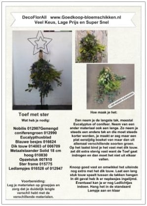 [A-016989] DIY Werkbeschrijving Toef met Ster 