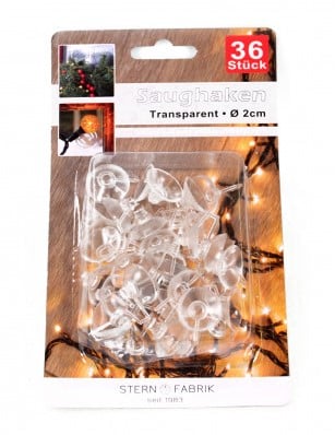[A-004956] Kleine zuignapjes raamverlichting 2 cm doosje 36 stuks
