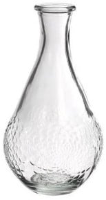 [A-022859] Gekleurd Glazen Flesje Dahlia Clear 9x16 cm per stuk