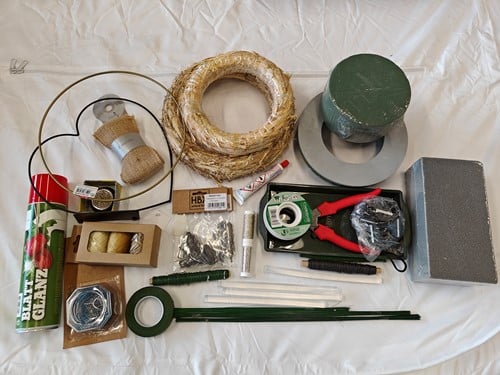 [A-025041] Kerstpakket startpakket hobby en bloemschikken basis XXL