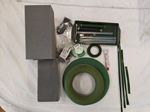 [A-025043] Kerstpakket startpakket hobby en bloemschikken basis 45