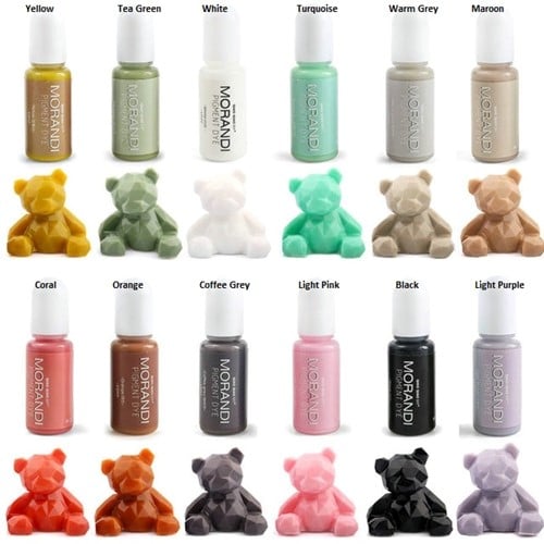 [A-024197] Pigment Morandi Epoxyhars vloeibare kleurstof voor Epoxy resin en UV resin White