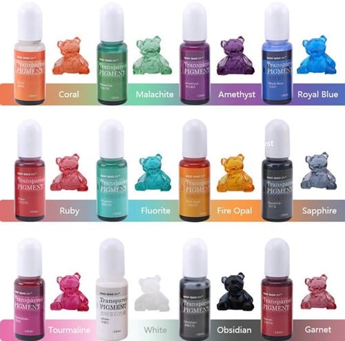 [A-024209] Pigment Transparant Epoxyhars White vloeibare kleurstof voor Epoxy resin en UV resin 100 g per stuk