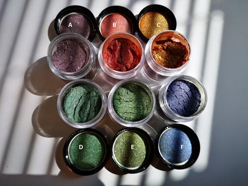 [A-024230] Pigment Kameleon Chameleon micapoeder kleurstof voor Epoxy en nagels B Orange 5 gram