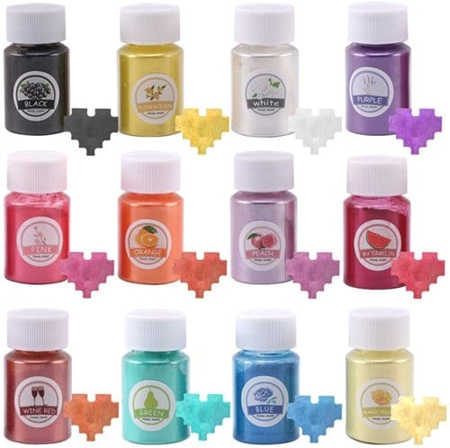 [A-024242] Pigment Pearlfinish parelmoer poeder kleurstof voor Epoxy en nagels Purple