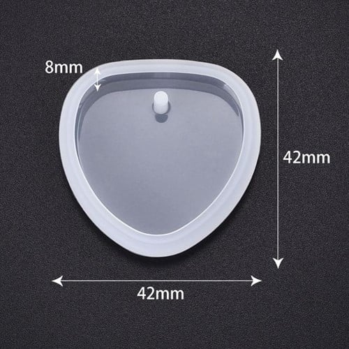 [A-024434] Siliconenmal Druppel voor sieraden of sleutelhanger Epoxy resin 16 cm per stuk