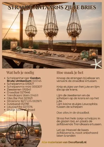 [A-028107] Strandlantaarns Zilte Bries Stel zelf je pakket samen 