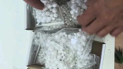 [A-028186] Restantenbox Rijgparels deco Bekijk video voor inhoud